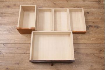 中古　北海道民芸家具　落ち着きのある大人の空間を演出するドレッサー(鏡台)(R-050676)