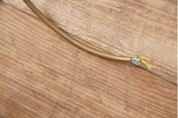 ビンテージ照明　高級品!　ロートアイアンフレームと気泡ガラスがおしゃれな天井照明(吊り下げ照明、シャンデリア、シェード、ヴィンテージ)(R-050688)