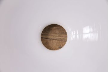 アンティーク照明　昭和初期　先のとがった電球がレトロな雰囲気を高める平笠シェードの吊り下げ照明(ペンダントライト、天井照明、電笠、シェード)(R-050699)