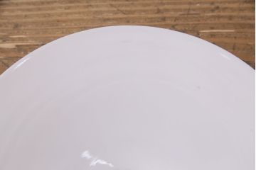 アンティーク照明　昭和初期　先のとがった電球がレトロな雰囲気を高める平笠シェードの吊り下げ照明(ペンダントライト、天井照明、電笠、シェード)(R-050699)