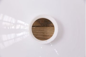 アンティーク照明　シンプルデザインが取り入れやすい、平笠シェードのペンダントライト2個セット(吊り下げ照明、天井照明、シェード、電傘)(R-050703)