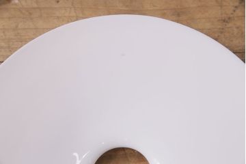 アンティーク照明　和製アンティーク　どこか懐かしさが漂う平笠シェードのペンダントライト2個セット(吊り下げ照明、天井照明、シェード、電傘)(R-050705)