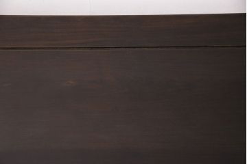 和製ヴィンテージ　指物家具　総紫檀(シタン)無垢材　上手物!雷文様がアクセントになった高級感漂う座卓(ローテーブル、ビンテージ)(R-050709)