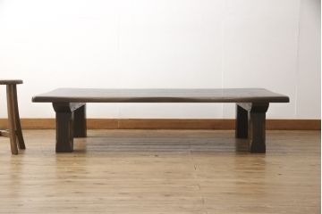 中古　飛騨産業　キツツキ　プロヴィンシャル(プロビンシャル)　素朴な風合いが温かい雰囲気を演出する座卓(ローテーブル)(R-050710)