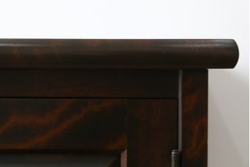 中古　リメイク家具　北海道民芸家具　上質な作りが魅力のサイドキャビネット(リビングボード、引き出し、チェスト、テレビ台)(R-050711)