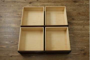 和製ヴィンテージ　チーク材　北欧家具のようなスタイリッシュさが魅力的なサイドボード　(R-050712)