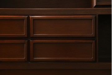和製ヴィンテージ　チーク材　北欧家具のようなスタイリッシュさが魅力的なサイドボード　(R-050712)