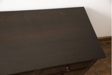 中古　美品　松本民芸家具　E-33型　落ち着きのある色味が素敵なローチェスト(ローボード、引き出し、テレビボード)(R-050713)