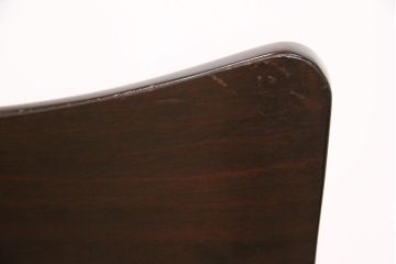 中古　美品　松本民芸家具　落ち着きのあるくつろぎの時間を過ごせるロッキングチェア(アームチェア、板座チェア、揺り椅子)(定価約23万円)(R-050725)
