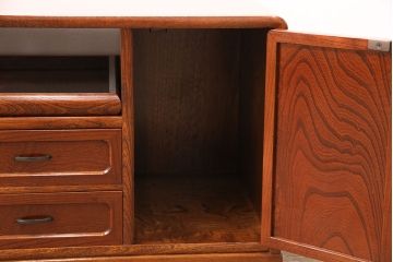 中古　美品　国産工芸家具　上質な和の空間づくりにおすすめの小引き出し(小物収納、卓上収納)(定価約8万円)(R-050739)