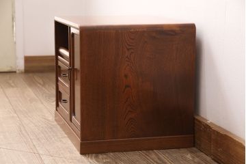 中古　美品　国産工芸家具　上質な和の空間づくりにおすすめの小引き出し(小物収納、卓上収納)(定価約8万円)(R-050739)