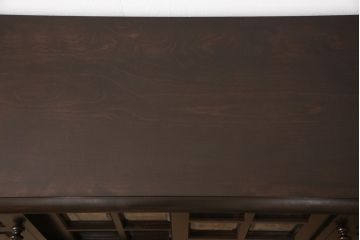 中古　北海道民芸家具　HM135　クラシカルな雰囲気が魅力!落ち着きのある空間づくりにおすすめのサイドボード(キャビネット、収納棚、リビングボード)(R-050756)