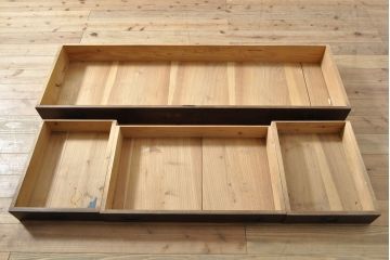 和製アンティーク　当店でリメイク!和の趣が感じられるテレビ台(収納棚、サイドボード、和タンス)(R-050770)