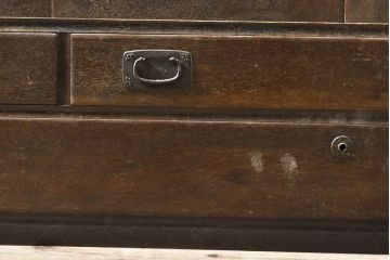 和製アンティーク　当店でリメイク!和の趣が感じられるテレビ台(収納棚、サイドボード、和タンス)(R-050770)