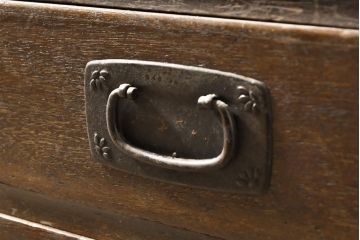 和製アンティーク　当店でリメイク!和の趣が感じられるテレビ台(収納棚、サイドボード、和タンス)(R-050770)