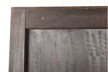 和製アンティーク　ヒノキ材　亀をモチーフにした金具が立派!雰囲気作りにおすすめの蔵戸(建具、引き戸、玄関戸)(R-050772)