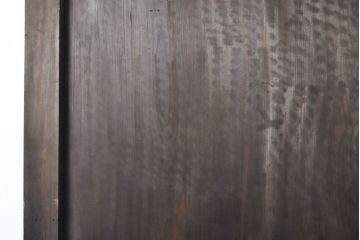 和製アンティーク　ヒノキ材　亀をモチーフにした金具が立派!雰囲気作りにおすすめの蔵戸(建具、引き戸、玄関戸)(R-050772)