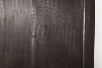 和製アンティーク　ヒノキ材　亀をモチーフにした金具が立派!雰囲気作りにおすすめの蔵戸(建具、引き戸、玄関戸)(R-050772)