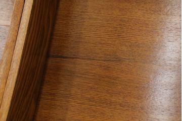 新品　未使用　在庫品　民芸家具　特大サイズ!　ニレ無垢材　和の空間作りに活躍する重ね9尺水屋箪笥(九尺水屋、サイドボード、和箪笥、収納棚)(R-050778)