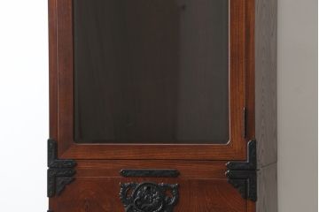 中古　岩谷堂箪笥　菊幸　お部屋に取り入れやすいスリムな縦型箪笥(収納棚、キャビネット、引き出し)(R-050787)