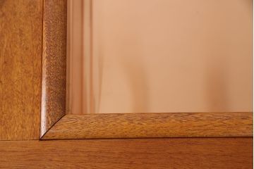 中古　極美品　伝統木芸士・石橋武士作　ケヤキ材　収納付き!分厚い天板が高級感を醸し出す囲炉裏ダイニング(テーブル、机)(定価約52万円)(R-050792)