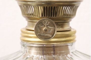 和製アンティーク　デッドストック品　巻芯14番　レトロな佇まいがお洒落な空間づくりに活躍するオイルランプ(灯油ランプ、卓上ランプ)(R-050800)