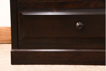 中古　北海道民芸家具　シックで落ち着いた空間づくりに活躍するローチェスト(ローボード)(R-050802)
