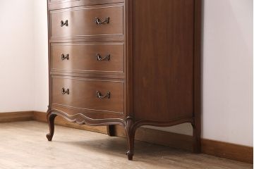 中古　DREXEL HERITAGE(ドレクセルヘリテイジ)　Touraine(ツーレイン)　マホガニー材　気品ある佇まいが魅力的なチェスト(引き出し)(R-050803)