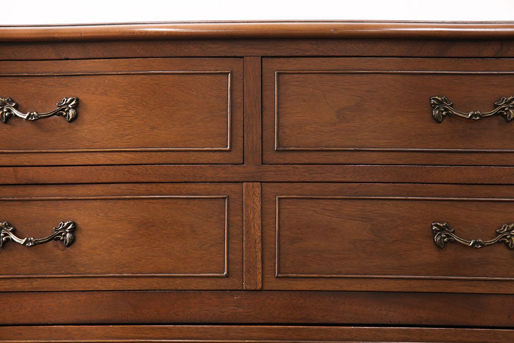 中古　DREXEL HERITAGE(ドレクセルヘリテイジ)　Touraine(ツーレイン)　マホガニー材　気品ある佇まいが魅力的なチェスト(引き出し)(R-050803)