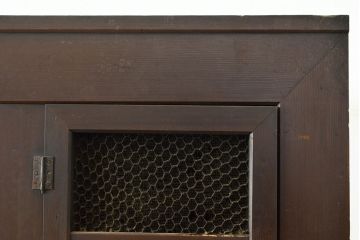 和製アンティーク　風情ある和のダイニングづくりにおすすめの四尺水屋箪笥(食器棚、収納棚、キャビネット)(R-050814)