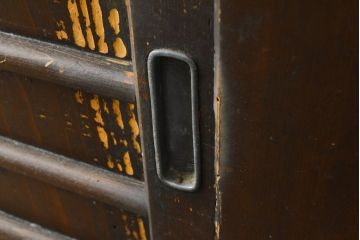 和製アンティーク　風情ある和のダイニングづくりにおすすめの四尺水屋箪笥(食器棚、収納棚、キャビネット)(R-050814)