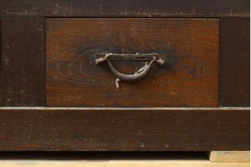 和製アンティーク　風情ある和のダイニングづくりにおすすめの四尺水屋箪笥(食器棚、収納棚、キャビネット)(R-050814)