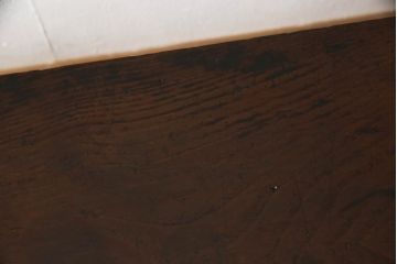 和製アンティーク　大正昭和初期　三方ケヤキ材　経年を感じる木色と質感が味わい深い両袖机(文机、座机、ローテーブル)(R-050821)