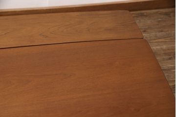 ビンテージ家具　北欧家具　激レア!天板の高さや広さを変えられる4wayスマートテーブル(エクステンションテーブル、エレベーターテーブル、センターテーブル、ローテーブル、ダイニングテーブル、4人掛け、6人掛け、ヴィンテージ)(R-050824)