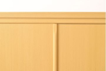 中古　美品　上品な意匠の金具が気品を漂わせる春日部総桐箪笥(胴丸、ワードローブ、洋服タンス、桐たんす)(定価約120万円)(R-050832)