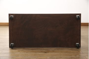 中古　美品　特注品　岩谷堂箪笥　美しい杢目と漆による艶が上質な雰囲気を醸し出すハンガーラック(衣桁、洋服掛け、コート掛け)(R-050834)