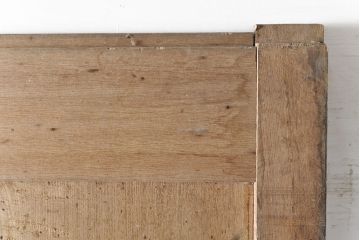 和製アンティーク　明治大正期　漆の綺麗な総ケヤキ材一枚板の蔵戸(引き戸、建具、玄関戸)(R-050839)