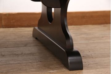 中古　北海道民芸家具　シックなデザインで落ち着きのある空間を演出する座卓(折りたたみ、ローテーブル)(定価約13万円)(R-050840)