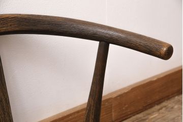 中古　飛騨産業　キツツキ　ナラ材　JAPAN PROVINCIAL(ジャパンプロヴィンシャル・プロビンシャル)シリーズ　温もり溢れる木の風合いが味わい深い座椅子(プロビンシャル、座イス)(R-050844)