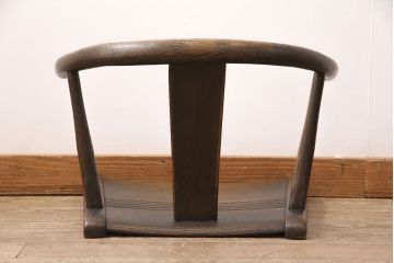 中古　飛騨産業　キツツキ　ナラ材　JAPAN PROVINCIAL(ジャパンプロヴィンシャル・プロビンシャル)シリーズ　温もり溢れる木の風合いが味わい深い座椅子(プロビンシャル、座イス)(R-050845)