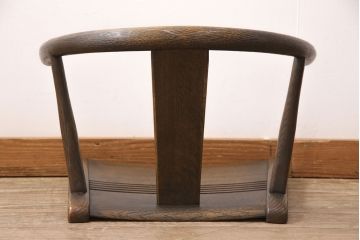 中古　飛騨産業　キツツキ　ナラ材　JAPAN PROVINCIAL(ジャパンプロヴィンシャル・プロビンシャル)シリーズ　温もり溢れる木の風合いが味わい深い座椅子(プロビンシャル、座イス)(R-050846)