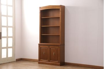 中古　美品　DREXEL HERITAGE(ドレクセルヘリテイジ)　Triune(トライユン)　上品な佇まいのブックケース(シェルフ、本棚、飾り棚、キャビネット)(R-050853)