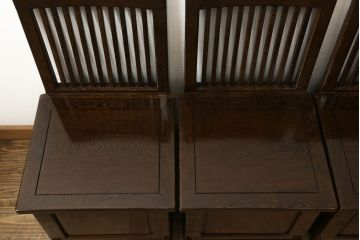 中古　高級品　鉄刀木(タガヤサン)　収納力抜群!2way囲炉裏テーブルセット(4人掛けダイニングテーブル)(定価約98万円)(R-050881)