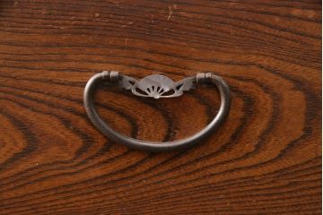 和製アンティーク　前面ケヤキ　シンプルな佇まいの中に美しい杢目が映えるローチェスト(ローボード、テレビ台、引き出し)(R-050884)