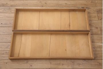 和製アンティーク　前面ケヤキ材　脚または台輪を付けてリメイク!丸窓付きの時代箪笥サイドボード(テレビ台、収納棚、戸棚)(R-050885)