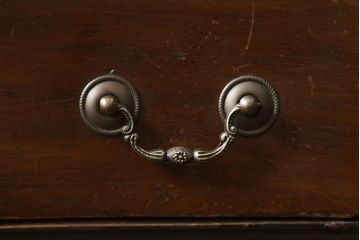 イギリスアンティーク　マホガニー材　上質な大人の書斎づくりがかなうキドニーデスク(両袖デスク、机、在宅ワーク、在宅用ワークデスク)(R-050891)