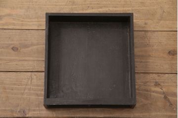 和製アンティーク　時代物　螺鈿細工で描かれた細かな絵柄が美しい飾り棚(茶棚、収納棚、戸棚)(R-050893)