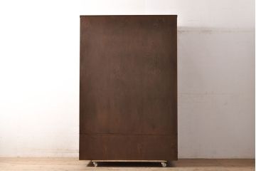 中古　美品　岩谷堂箪笥　かくし付き　仕切りが付いた引き出しが嬉しいワードローブ(洋服タンス、衣装タンス)(R-050907)