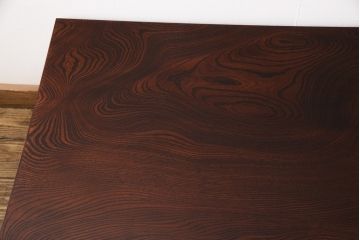 中古　美品　岩谷堂箪笥　菊幸作　ケヤキ材　引き出し2杯が嬉しい!力強い杢目が魅力のローボード(テレビボード、テレビ台、リビングボード、引き出し、チェスト)(R-050909)