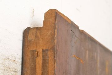 アンティーク建具　明治期　経年による風合いが味わい深い格子蔵戸1枚　(R-050913)